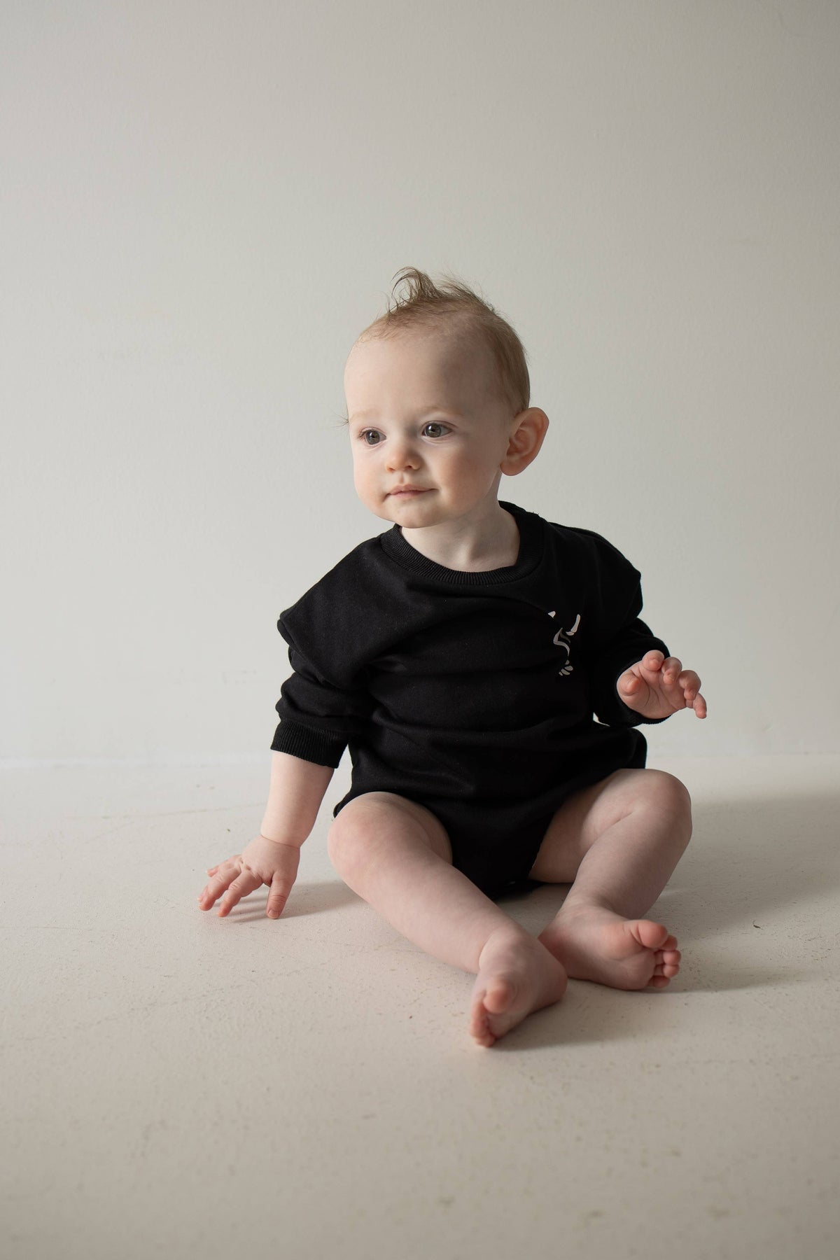 Sweatshirt Romper | Midnight Skelly
