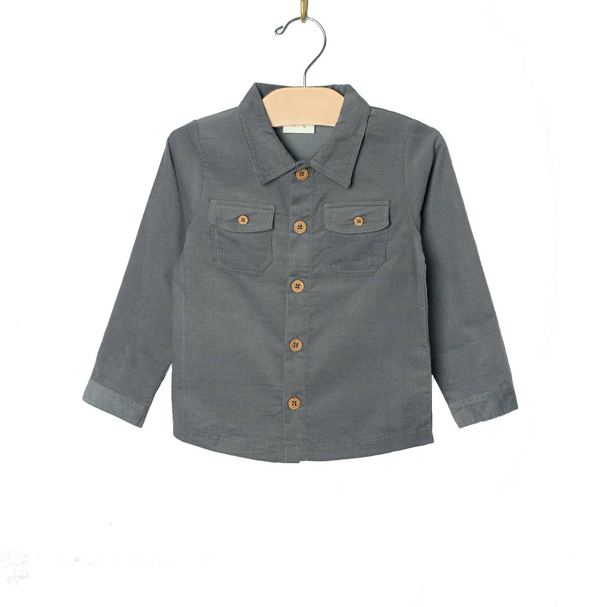 Button Up Shirt- Fall Granite