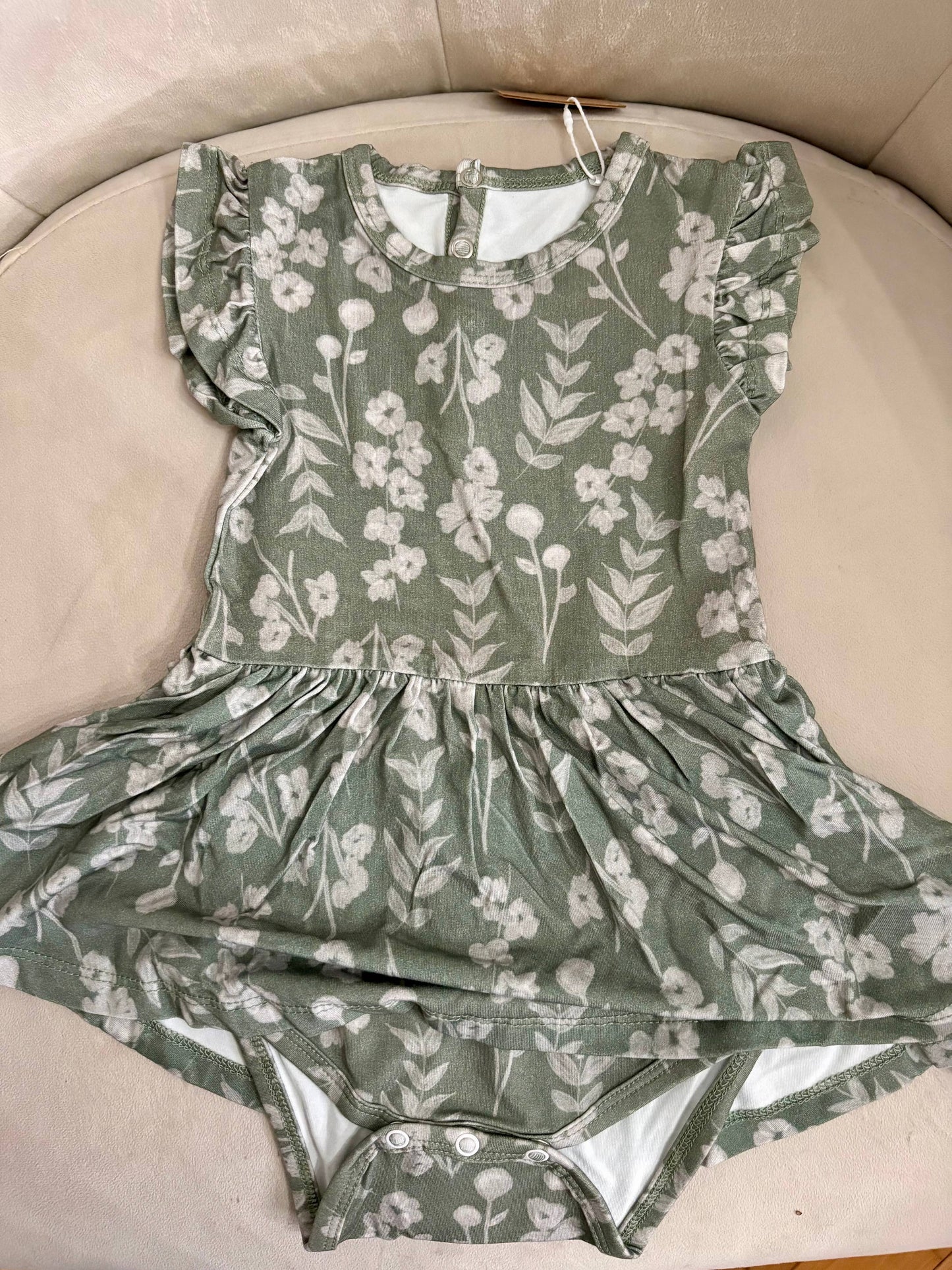 Bamboo Infant Dress- Whispering Meadows