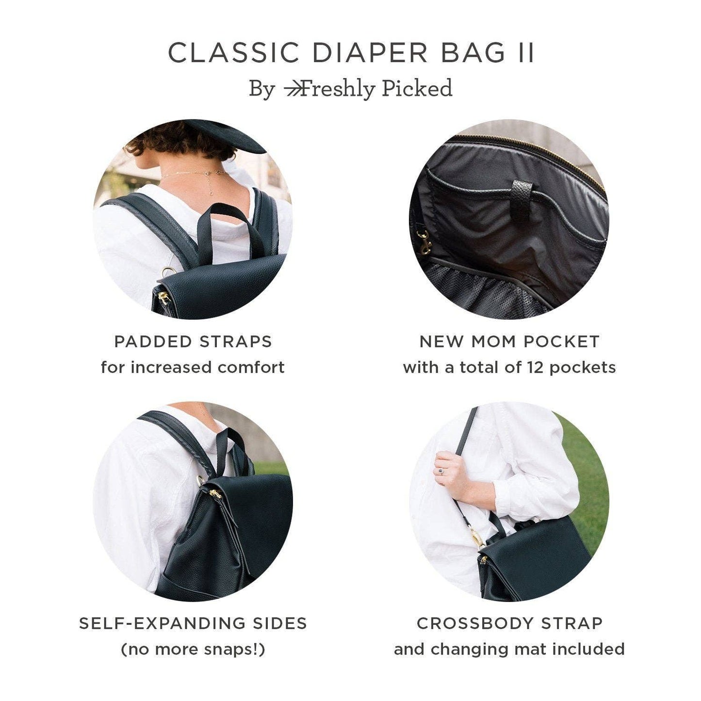 Hot Pink Classic Diaper Bag II