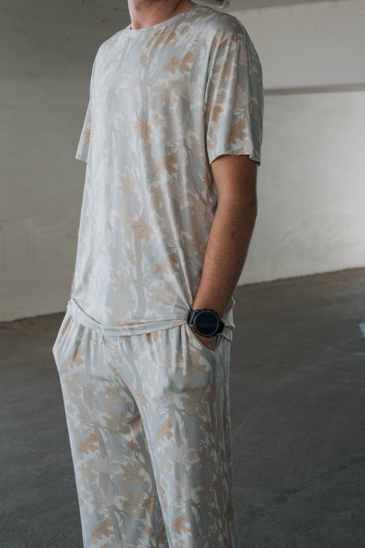 Men's Bamboo Short Sleeve Pajama | Woodland