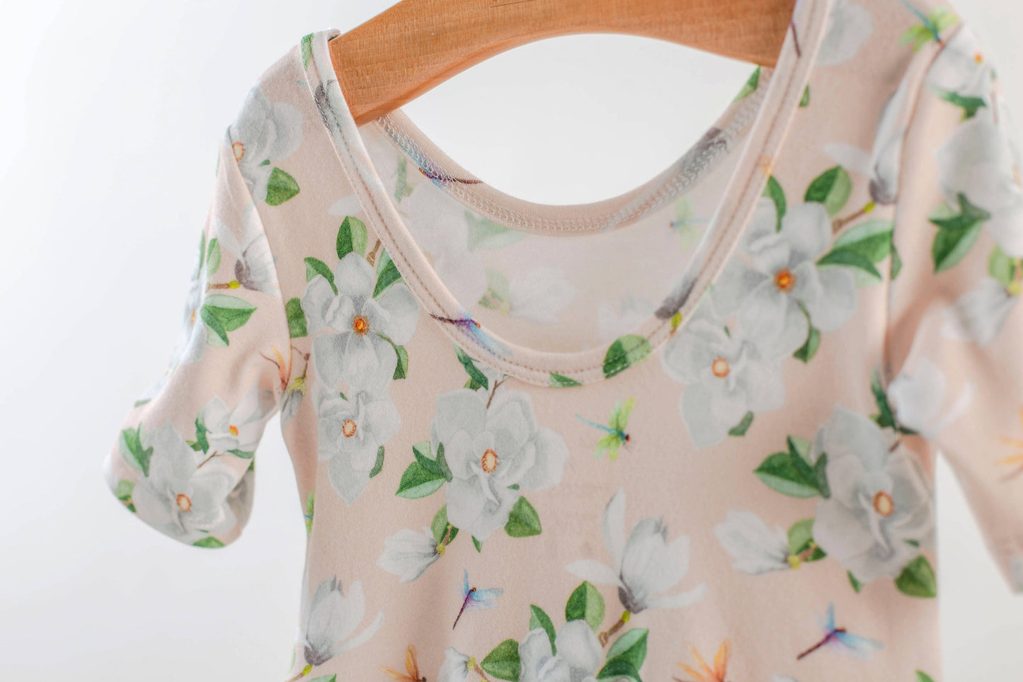 Pink Magnolia Organic Cotton Twirl Dress 7y