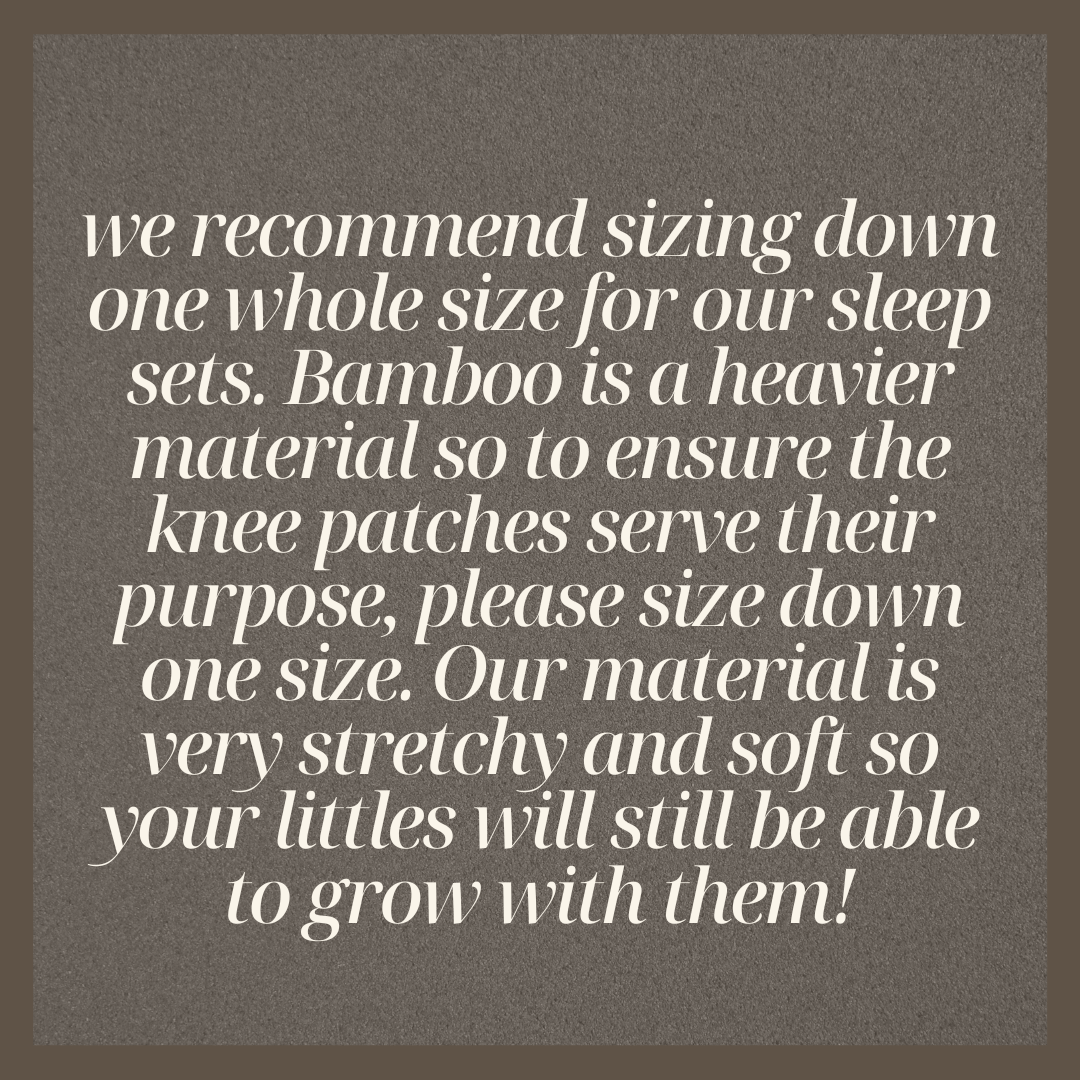 Ribbed Coco, Bamboo PJ Set || 3t