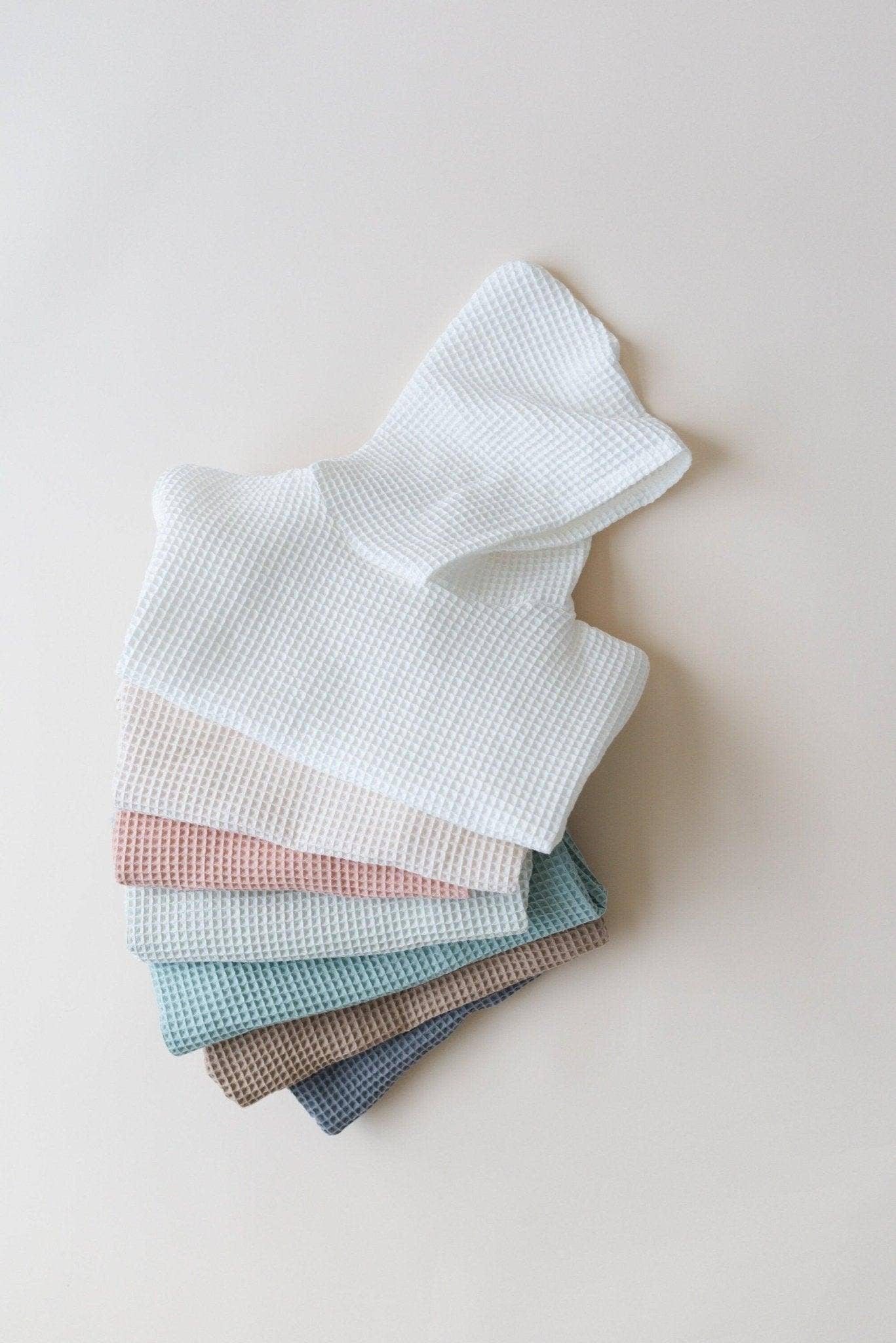 Organic Cotton, Waffle Beach Towel Poncho