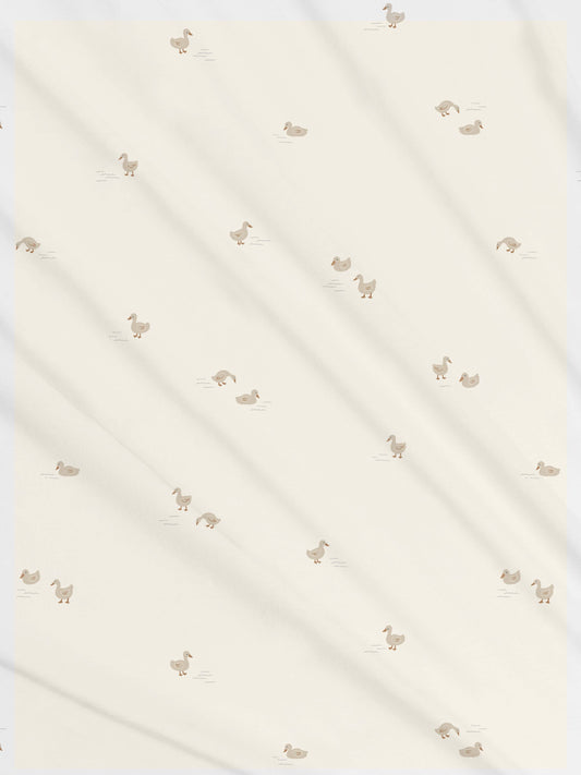 Swaddle Blanket - Duck / Oat + Chai