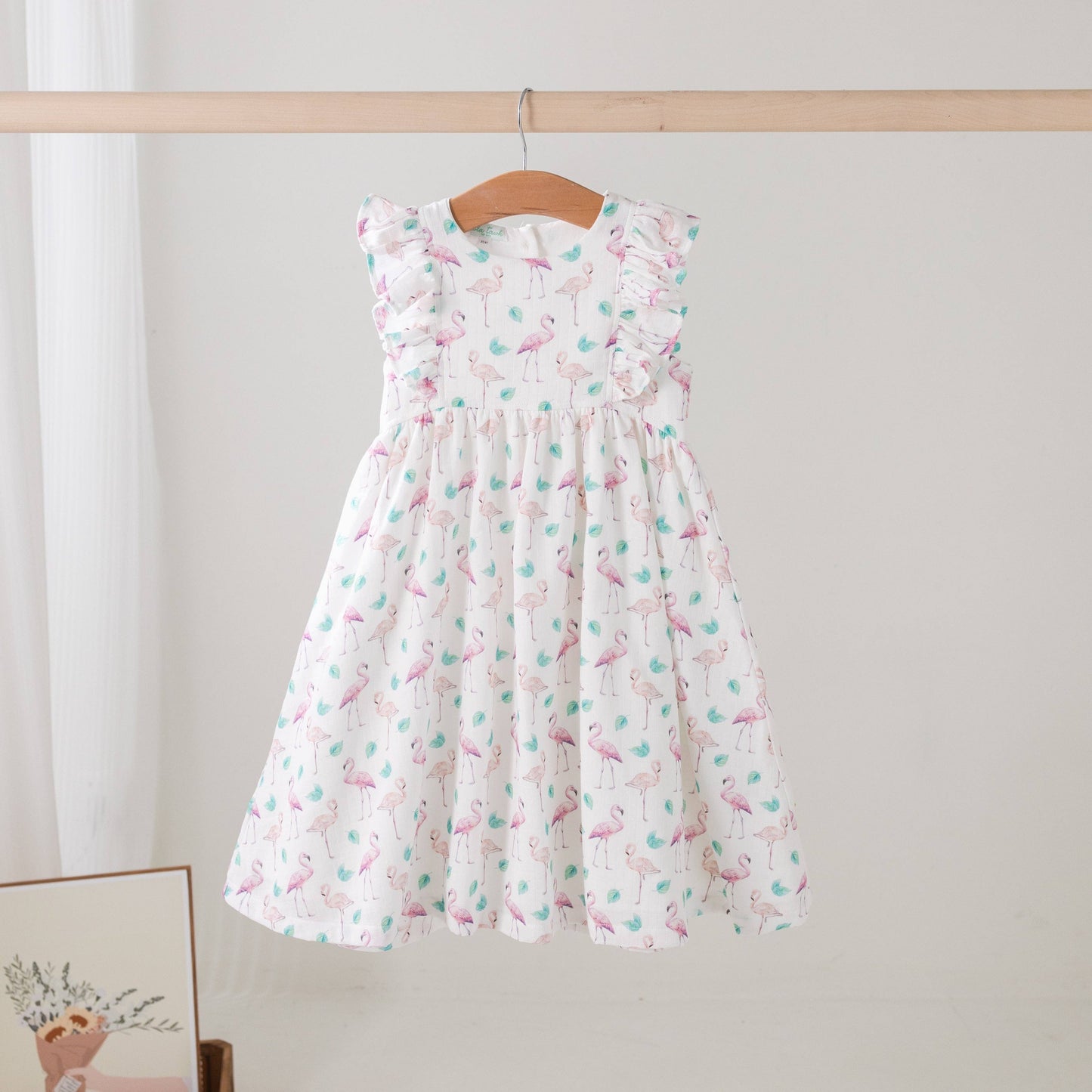 Pink Paradise Organic Muslin Dress