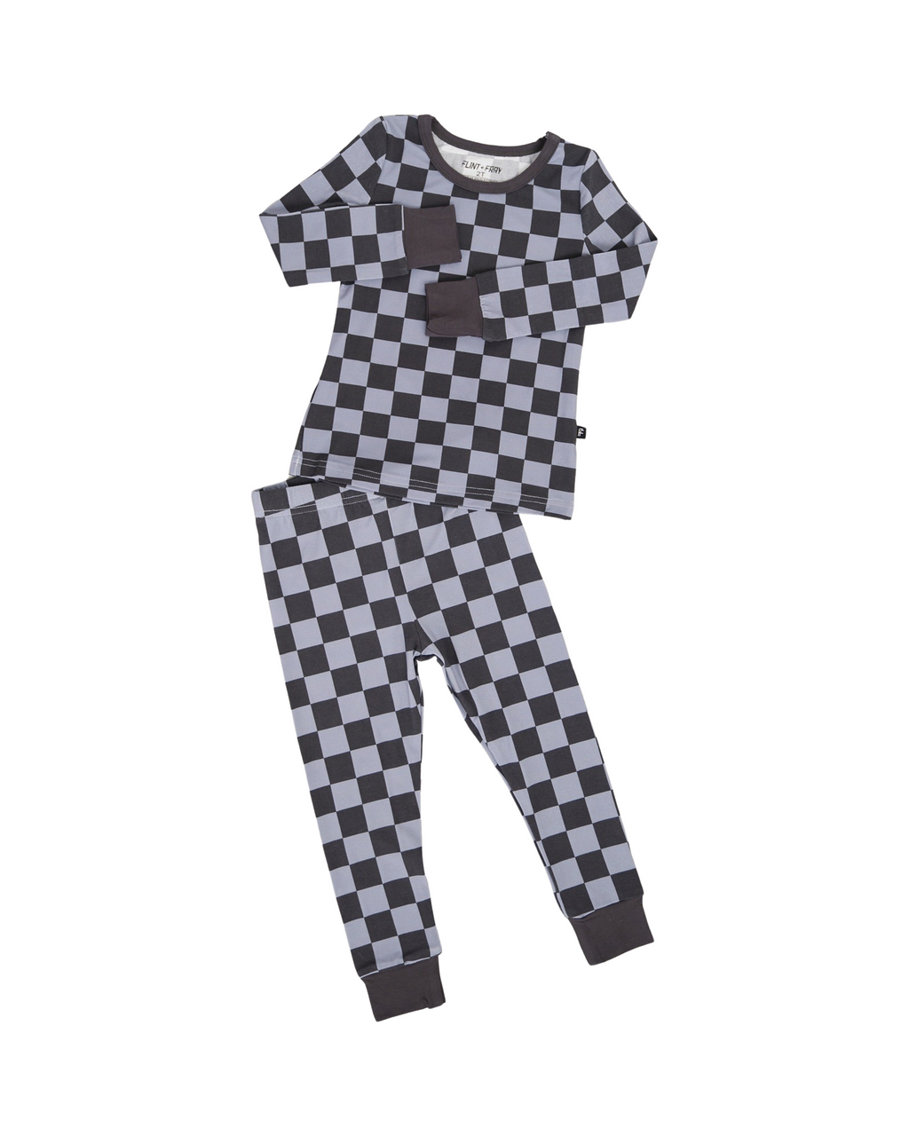 Stone Checkers Bamboo 2-Piece Pajama Set