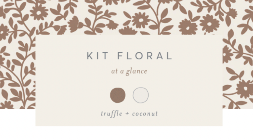Organic Baby Haven Muslin Tank Set - Kit Floral / Truffle