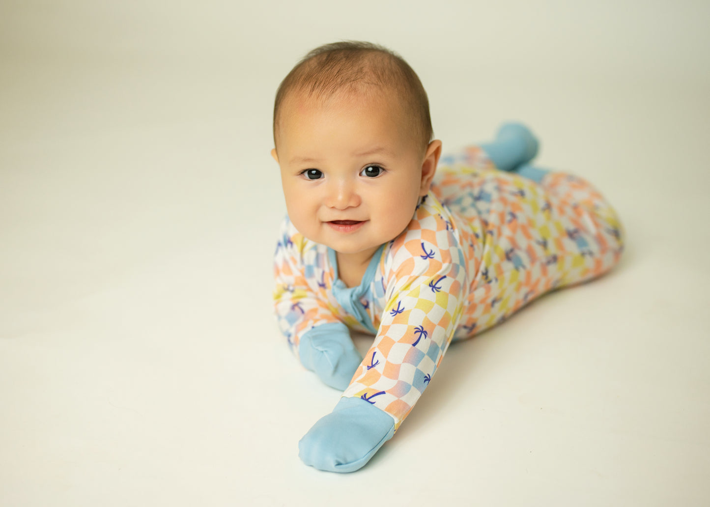 Sunset Checker Bamboo Coverall