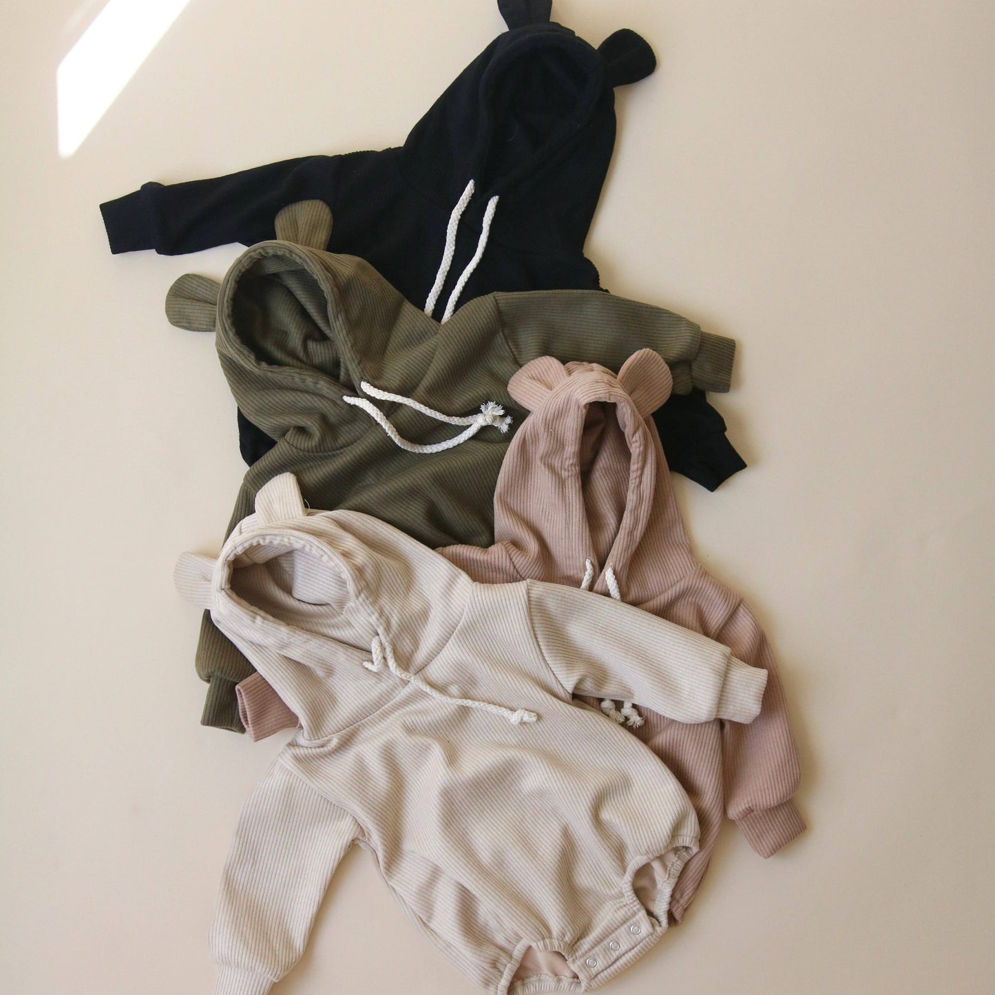 Ribbed Teddy Romper