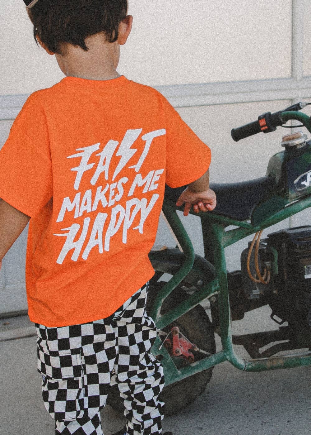Fast Makes Me Happy T-Shirt Orange