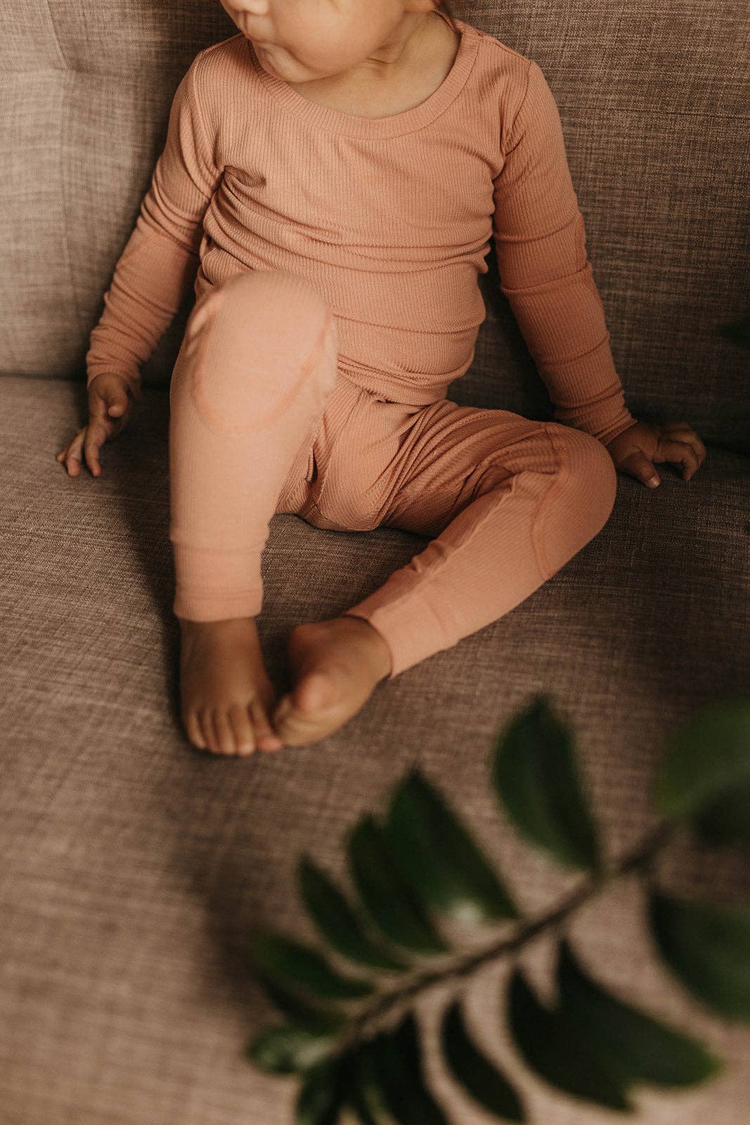 Ribbed Coco, Bamboo PJ Set || 3t