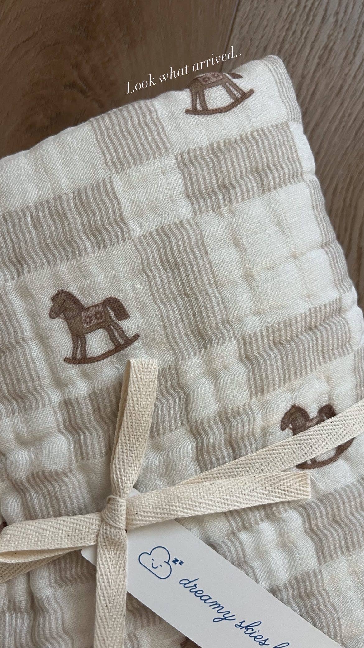Vintage Ranch 6 Layer Gauze Blanket