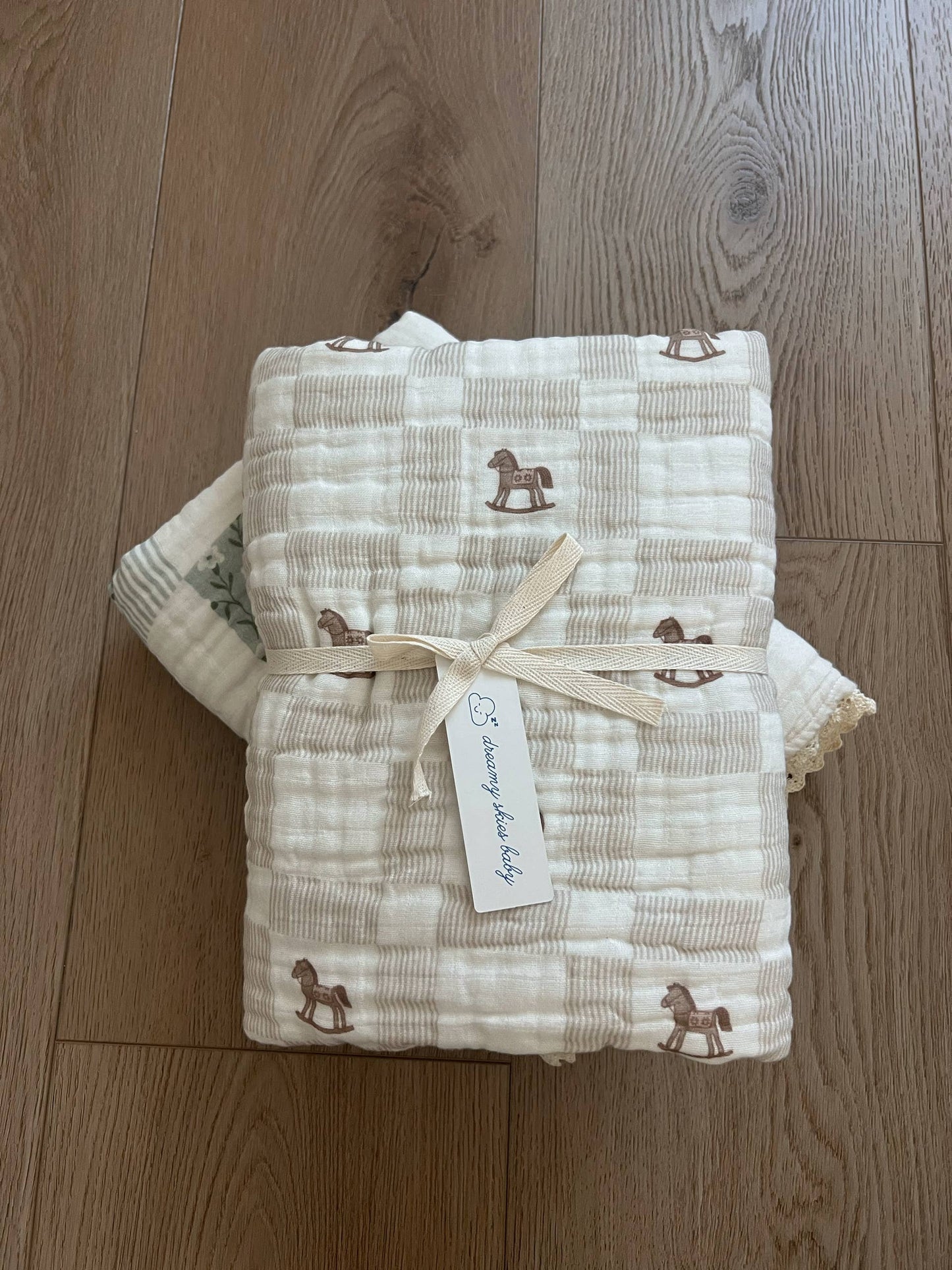 Vintage Ranch 6 Layer Gauze Blanket