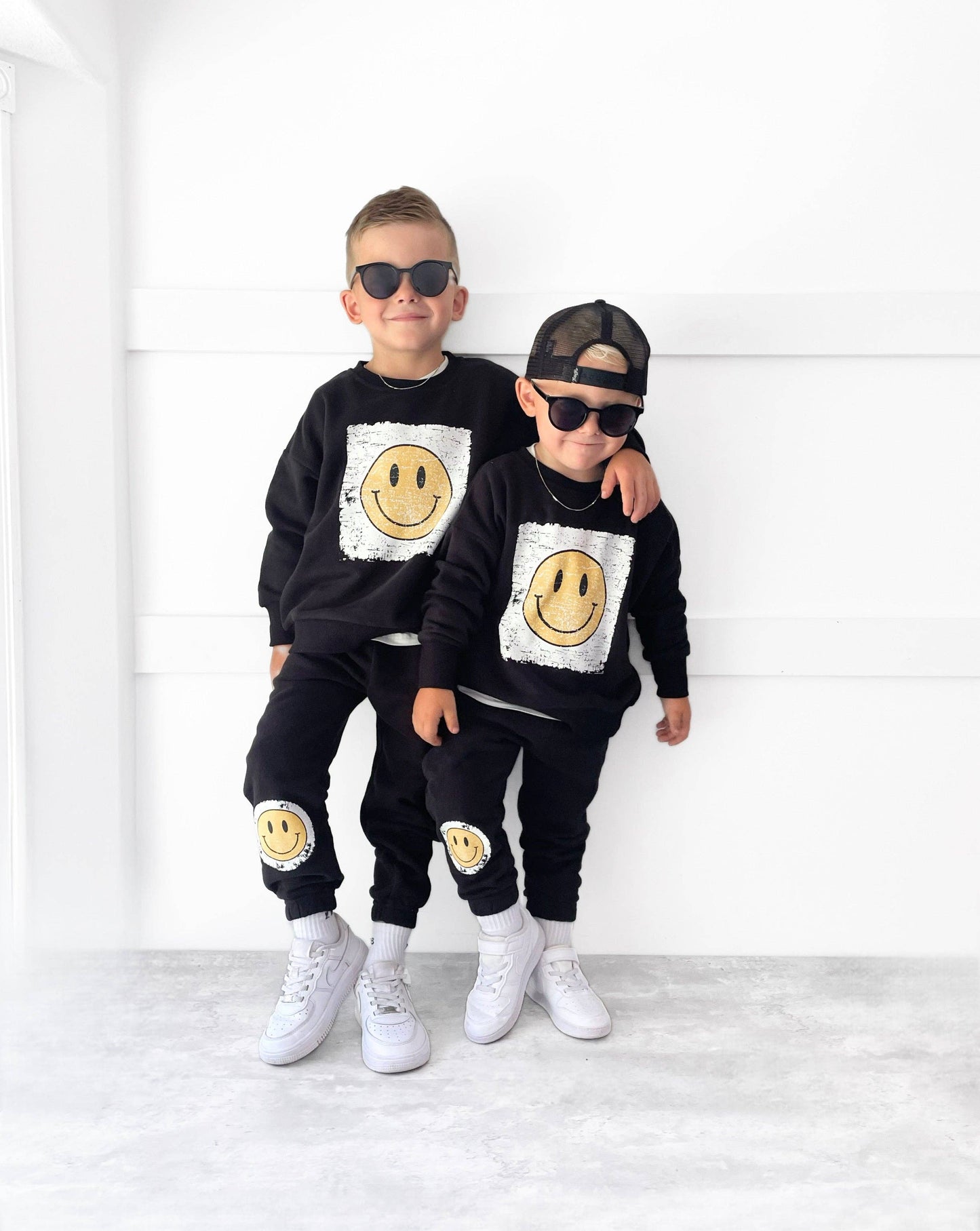 Smiley Elevated Sweatpant - Black
