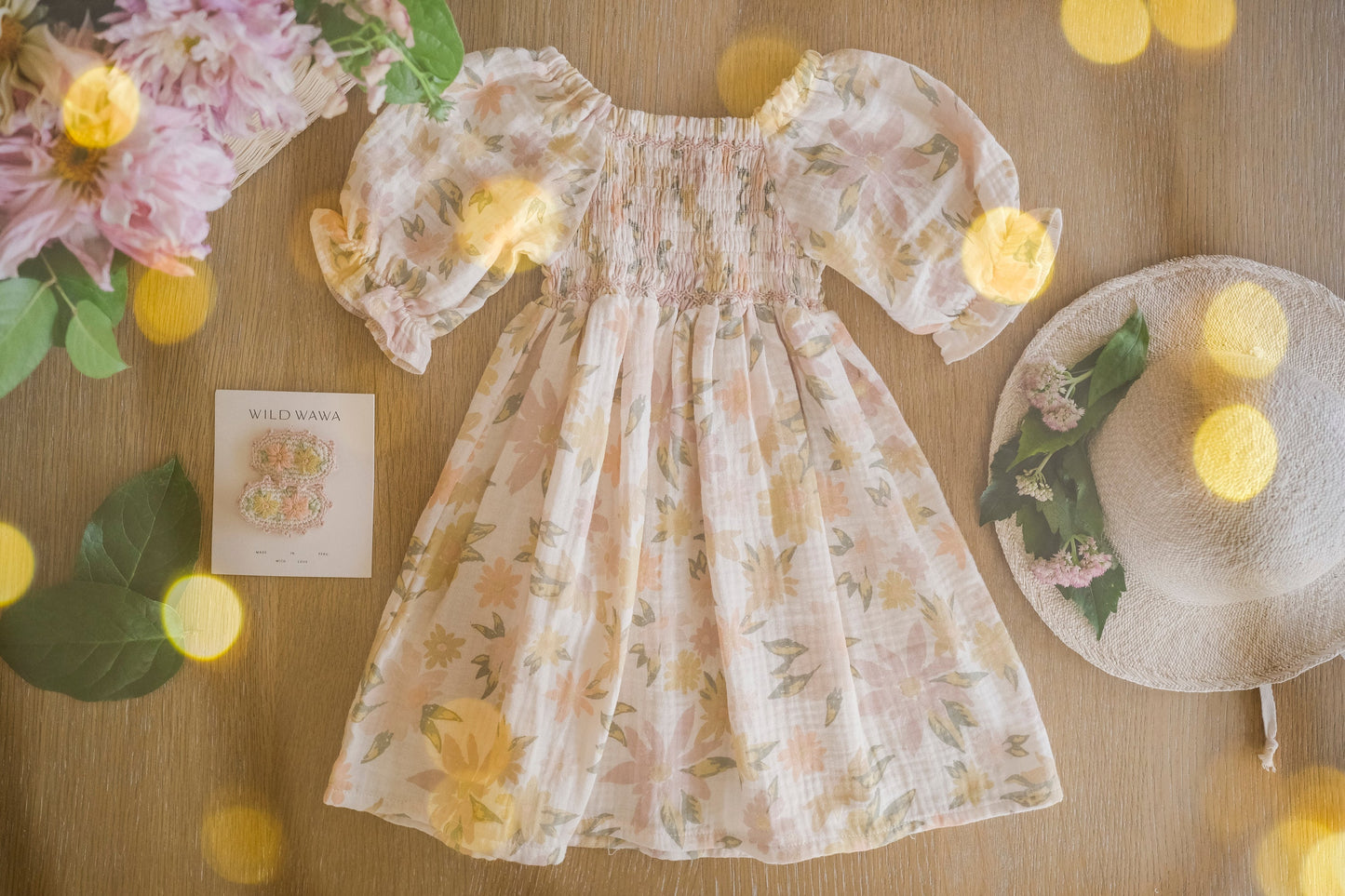 Ivy Dress - Mauve Meadow
