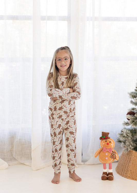 Christmas Gingerbread | Bamboo Two Piece Pajamas