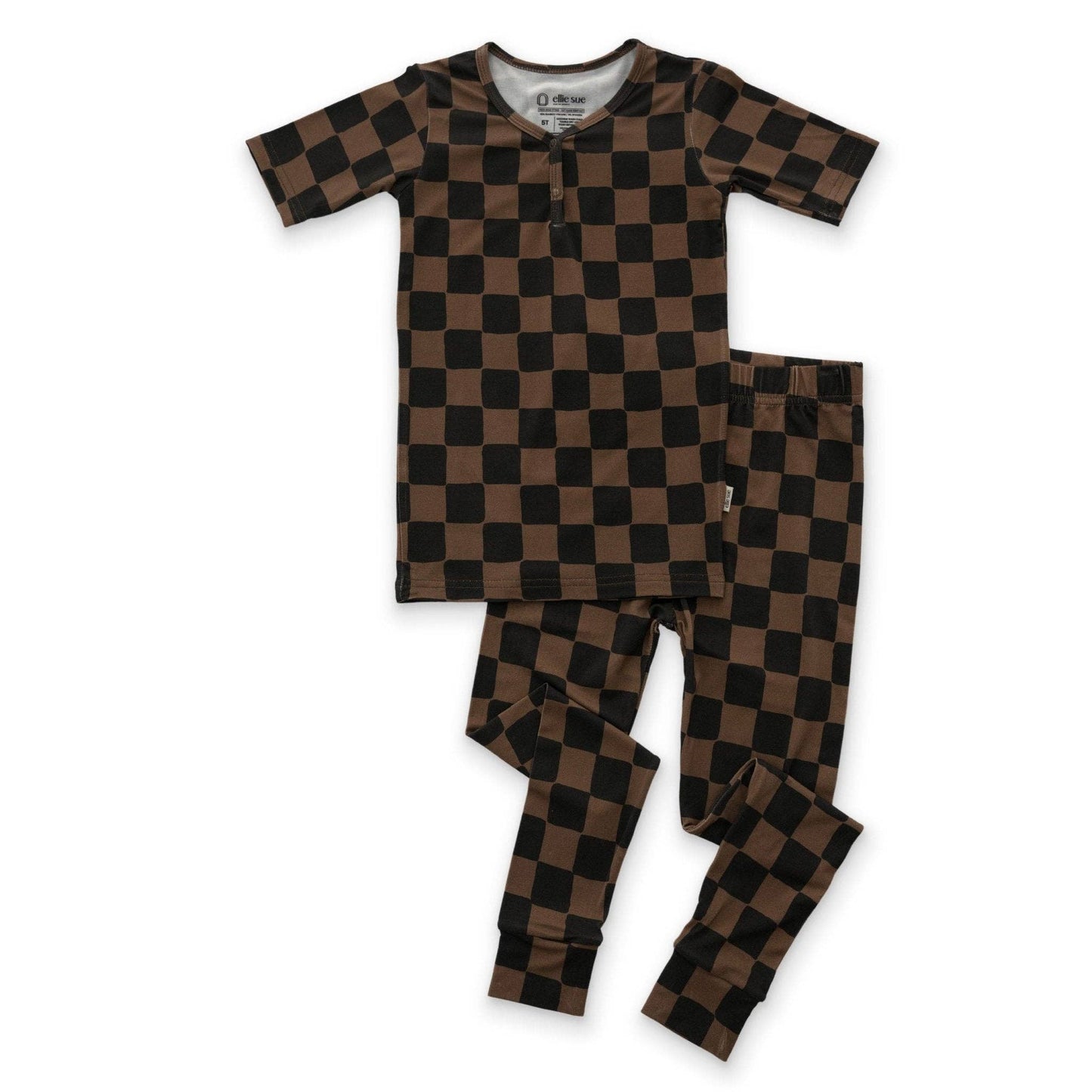 Ink & Earth Checkerboard 2pc Pajama Set