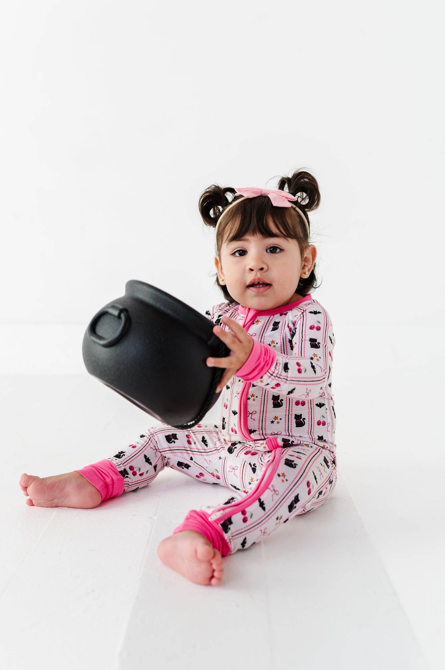 Pink or Treat Convertible Footies