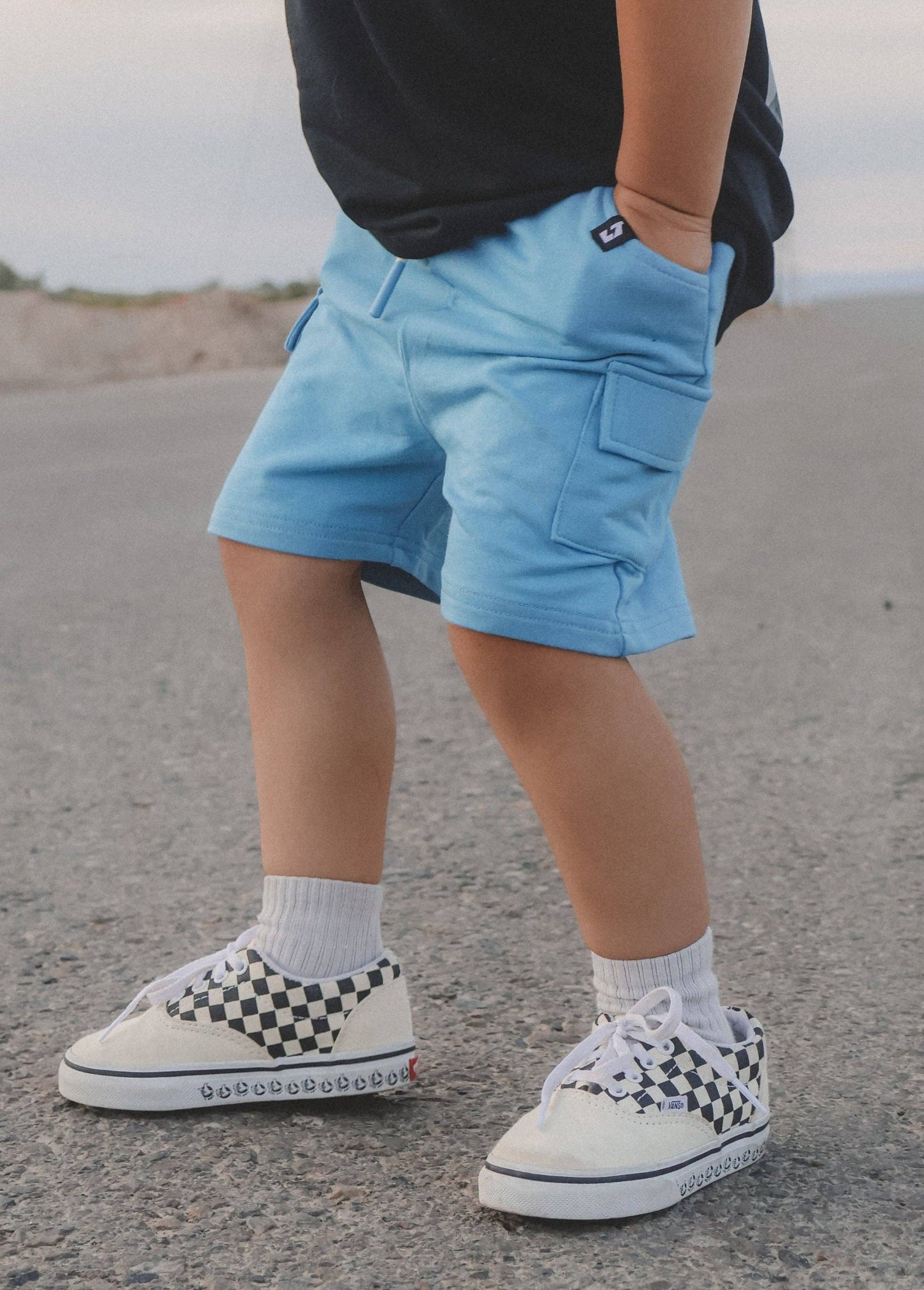 Everyday Blue Cargo Shorts