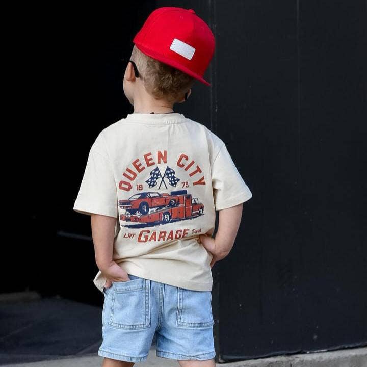 Boys Graphic Tee The Queen City Garage - USA Made