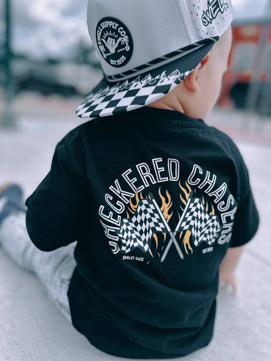 CHECKERED CHASER • BAMBOO TEE