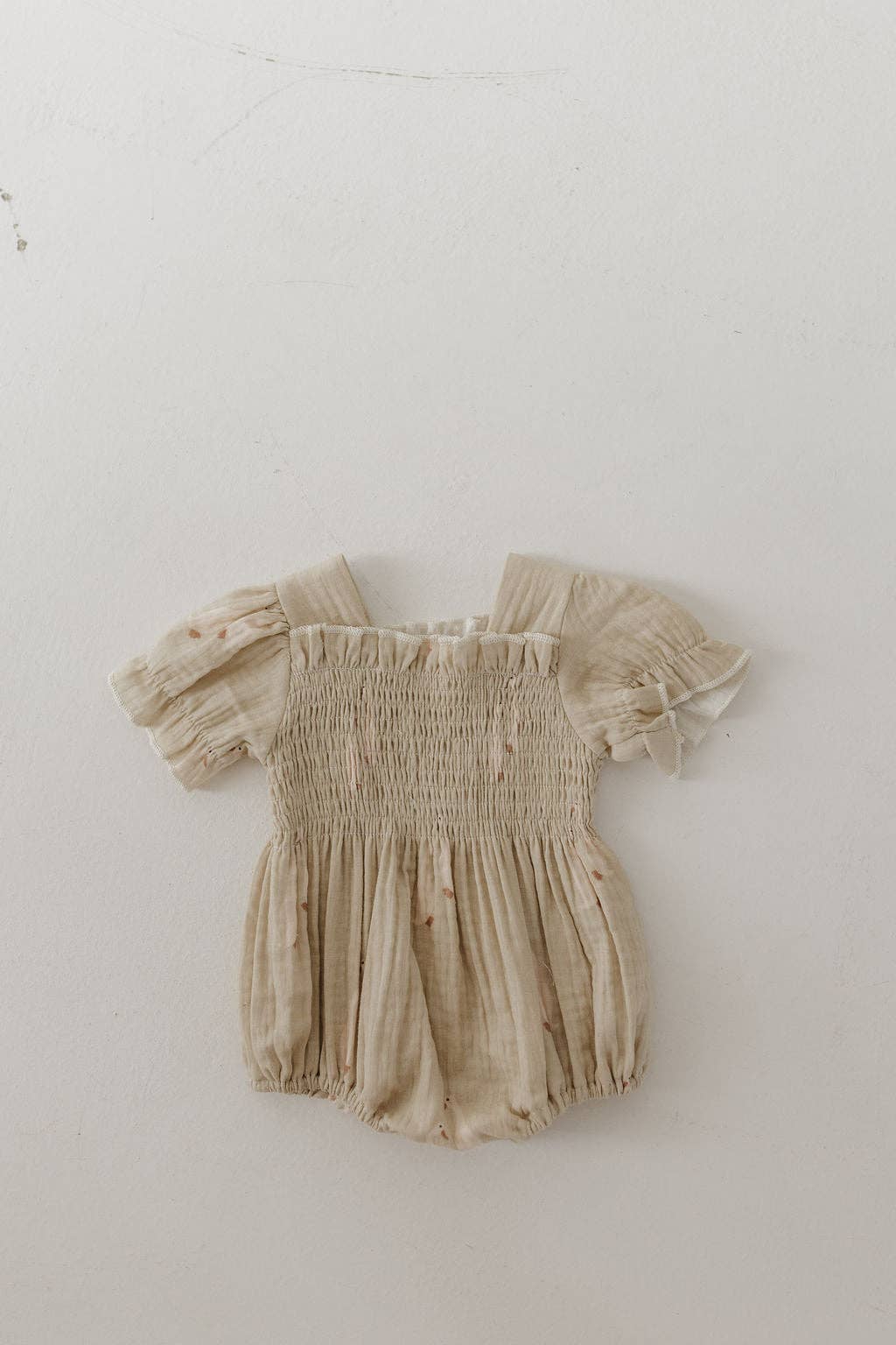 Ruffle Muslin Romper | Silly Goose