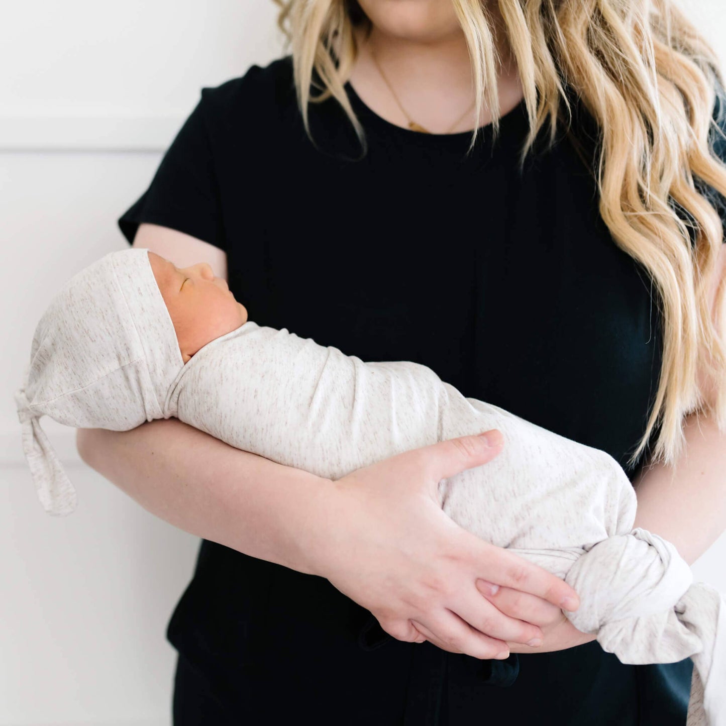 Knit Swaddle Blanket - Oat