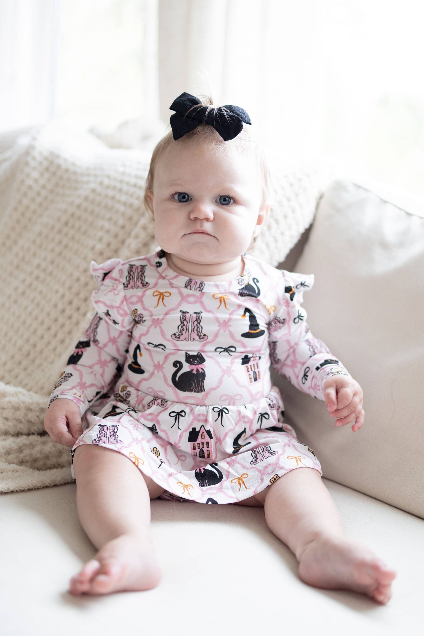 Bamboo Sweet Salem Bodysuit Twirl Dress