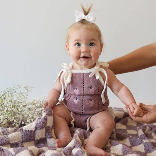 Knit Ruffle Romper | Matilda