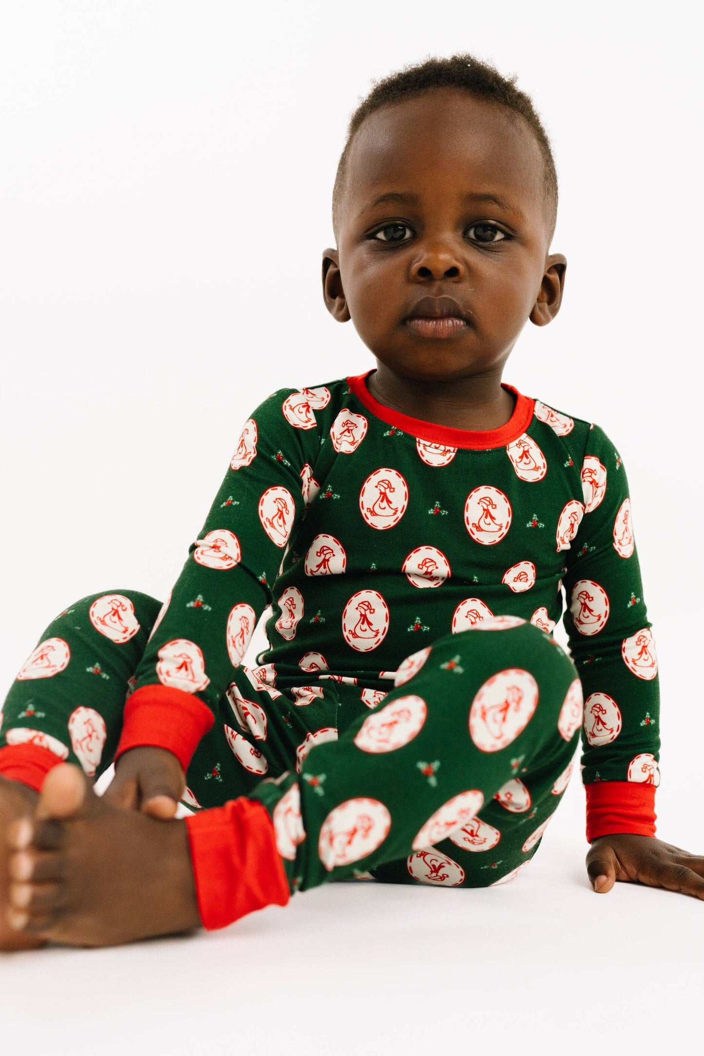 Christmas Goose Bamboo Set