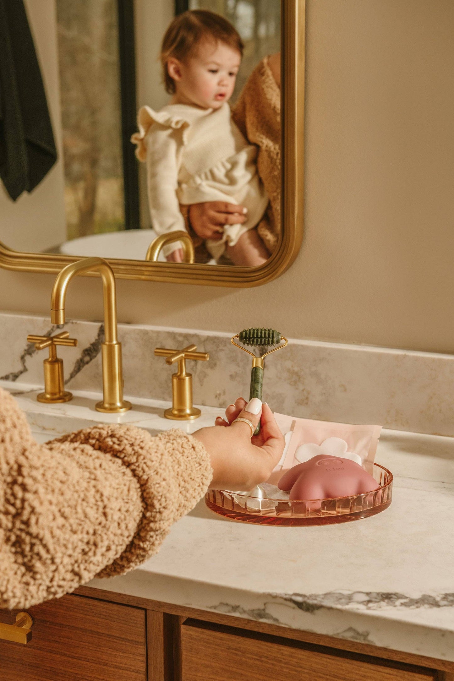 Green Jade Roller | Postpartum, Breastfeeding, Maternity
