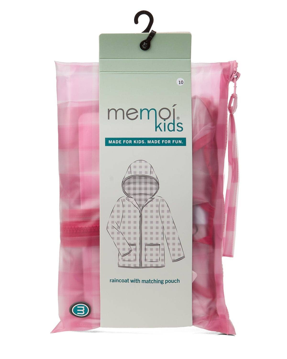 Checkmate Kids Raincoat with Pouch