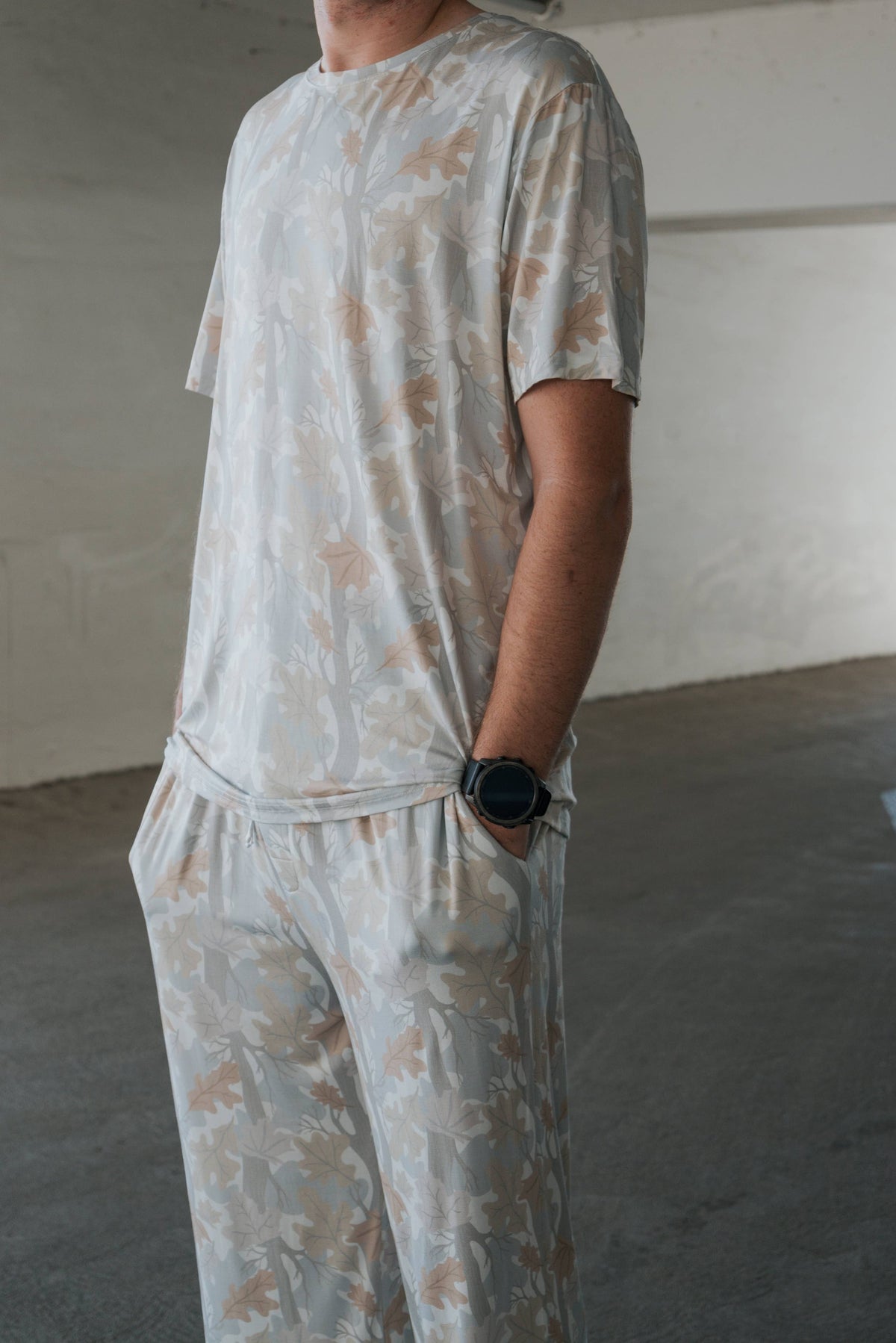 Men's Bamboo Short Sleeve Pajama | Woodland