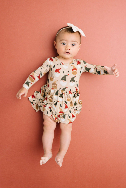 Cozy Gnomes Bodysuit Bamboo Dress
