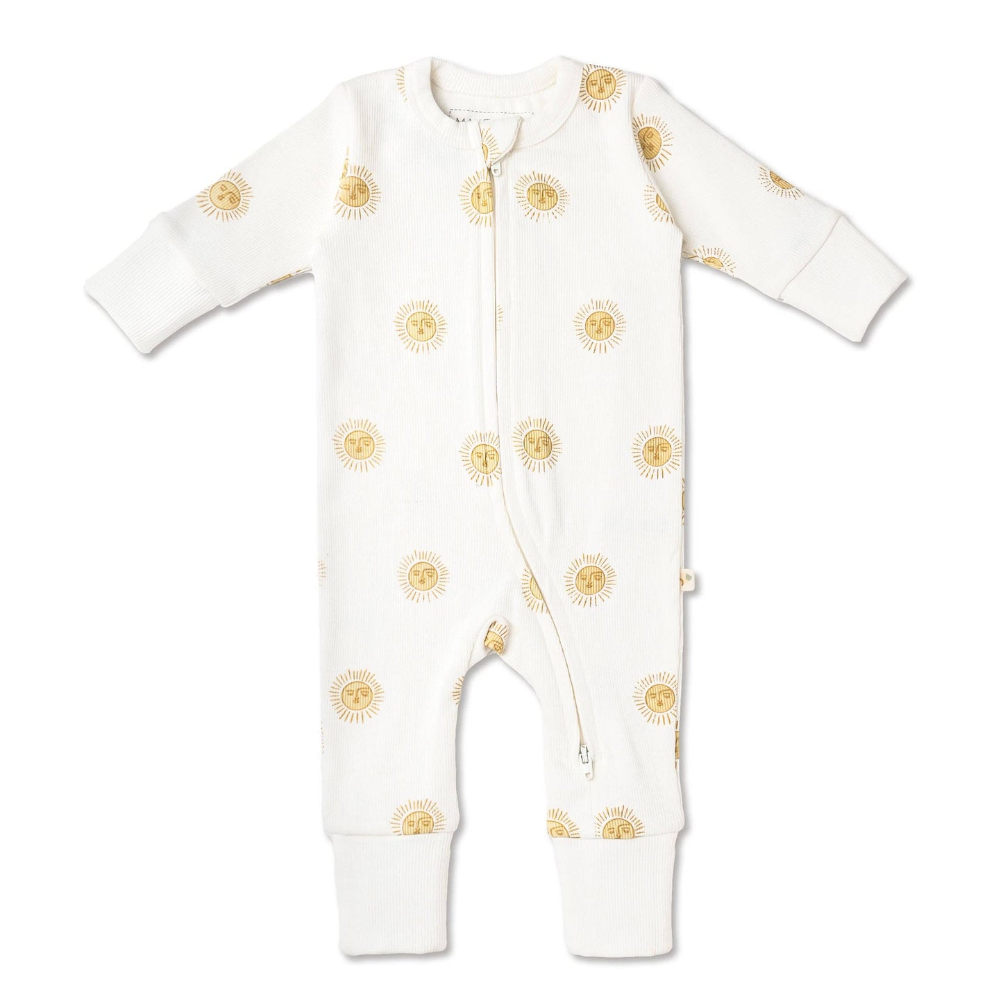 Organic 2-Way Zip Romper - Summer Sun