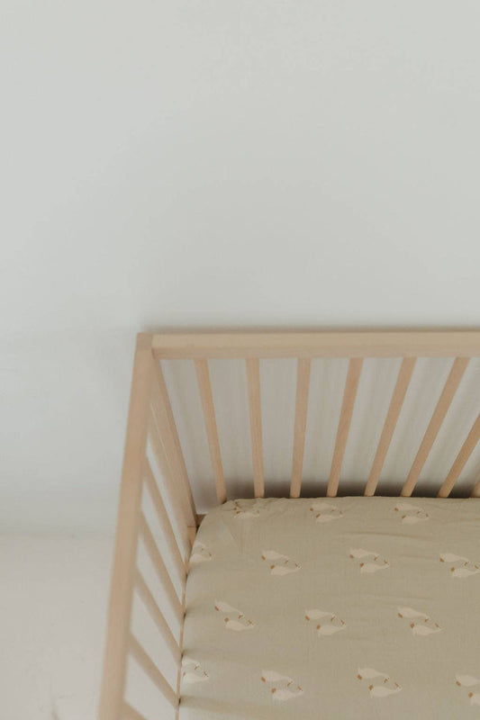 Muslin Crib Sheet | Silly Goose