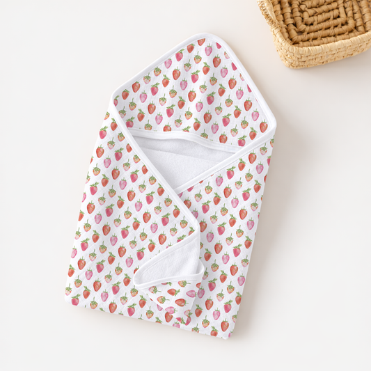 Berry Cute Hooded Bath Towel