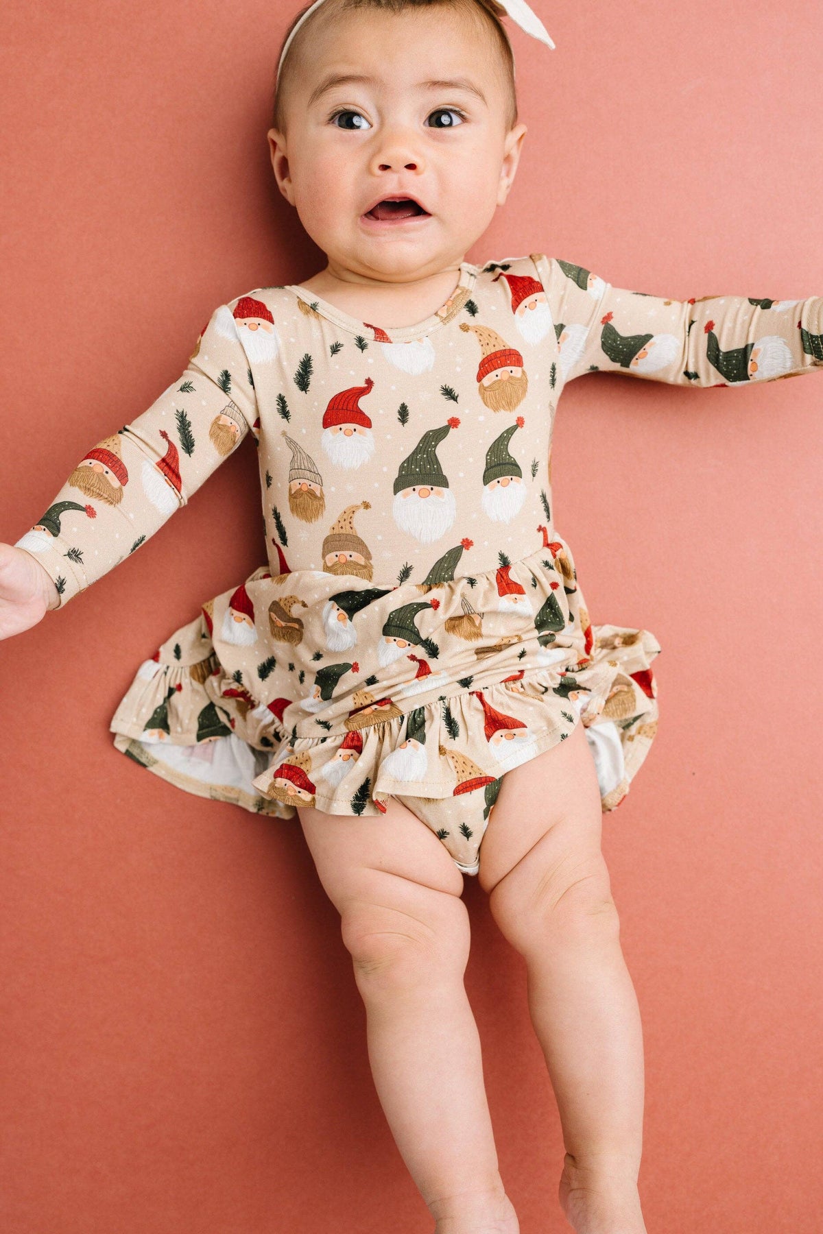 Cozy Gnomes Bodysuit Bamboo Dress