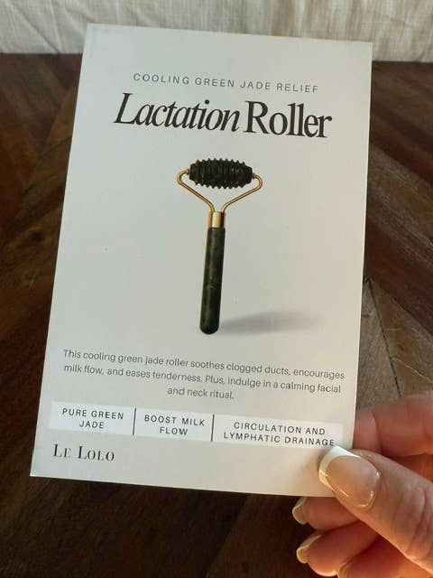 Green Jade Roller | Postpartum, Breastfeeding, Maternity