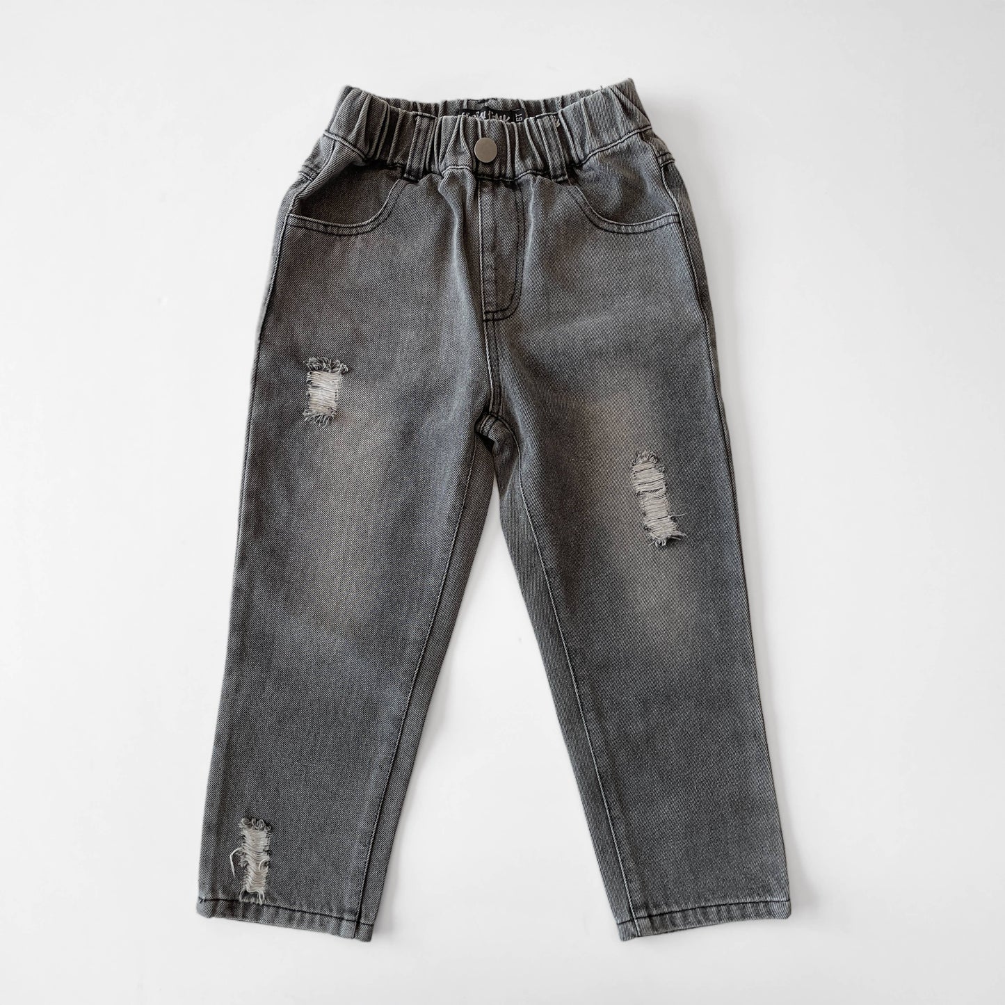 Toddler Relaxed Straight Gray Wash Denim 4/5t