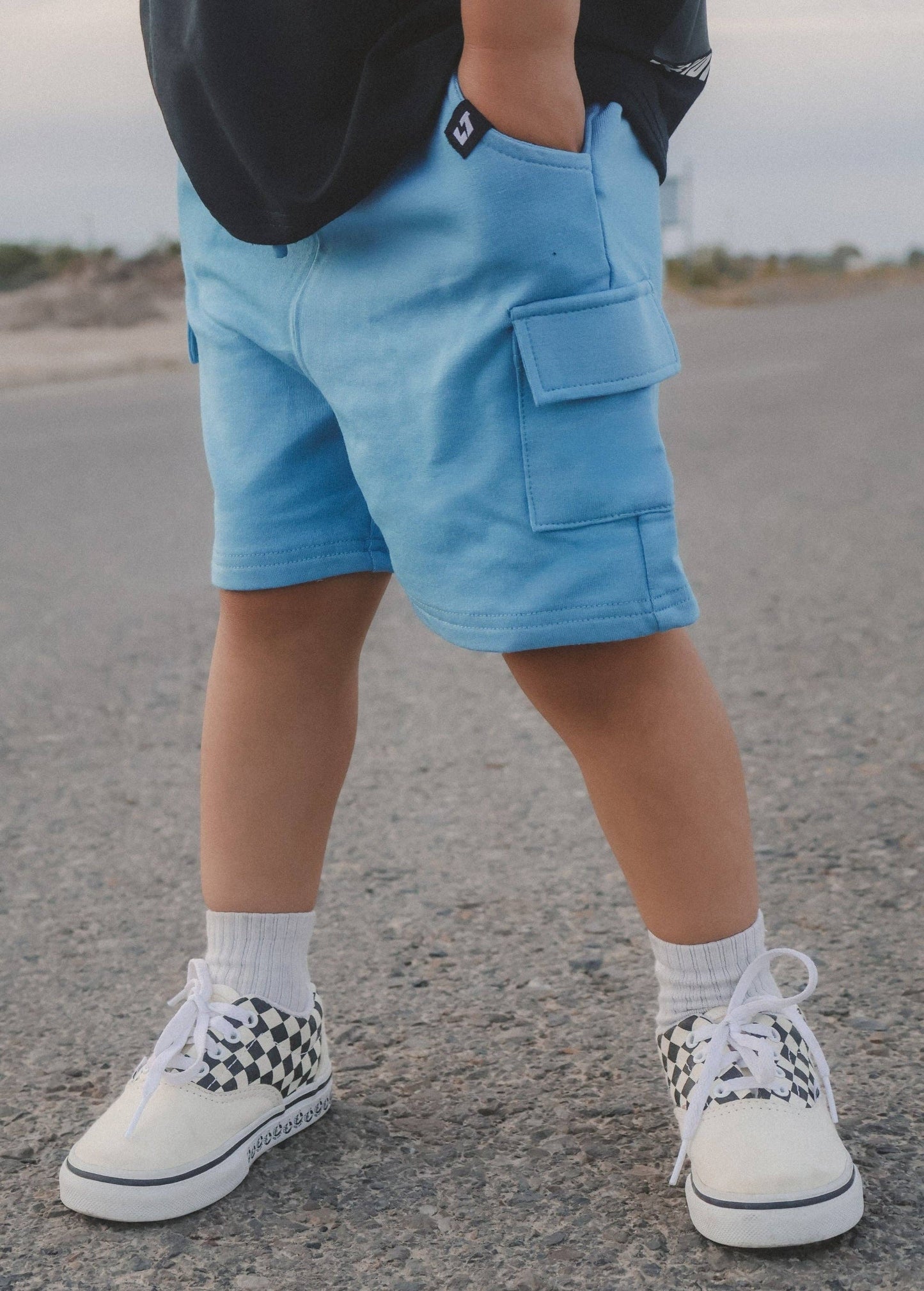 Everyday Blue Cargo Shorts