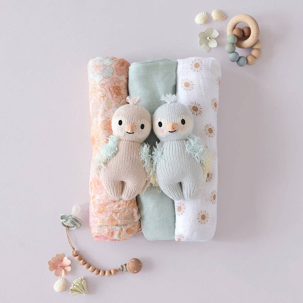 Baby parrot (sky blue), gives 5 meals