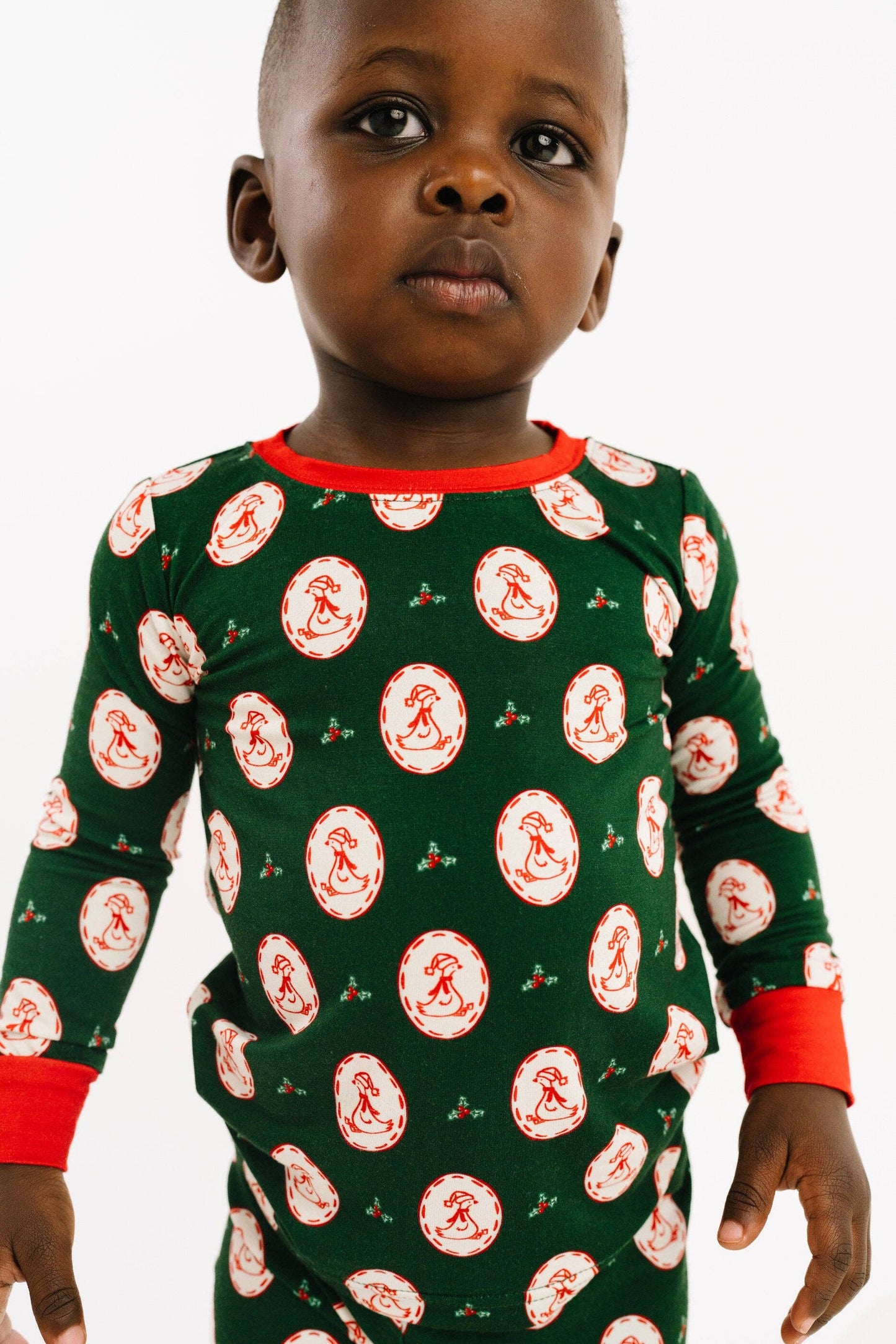 Christmas Goose Bamboo Set