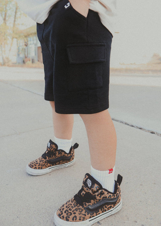 Everyday Black Cargo Shorts