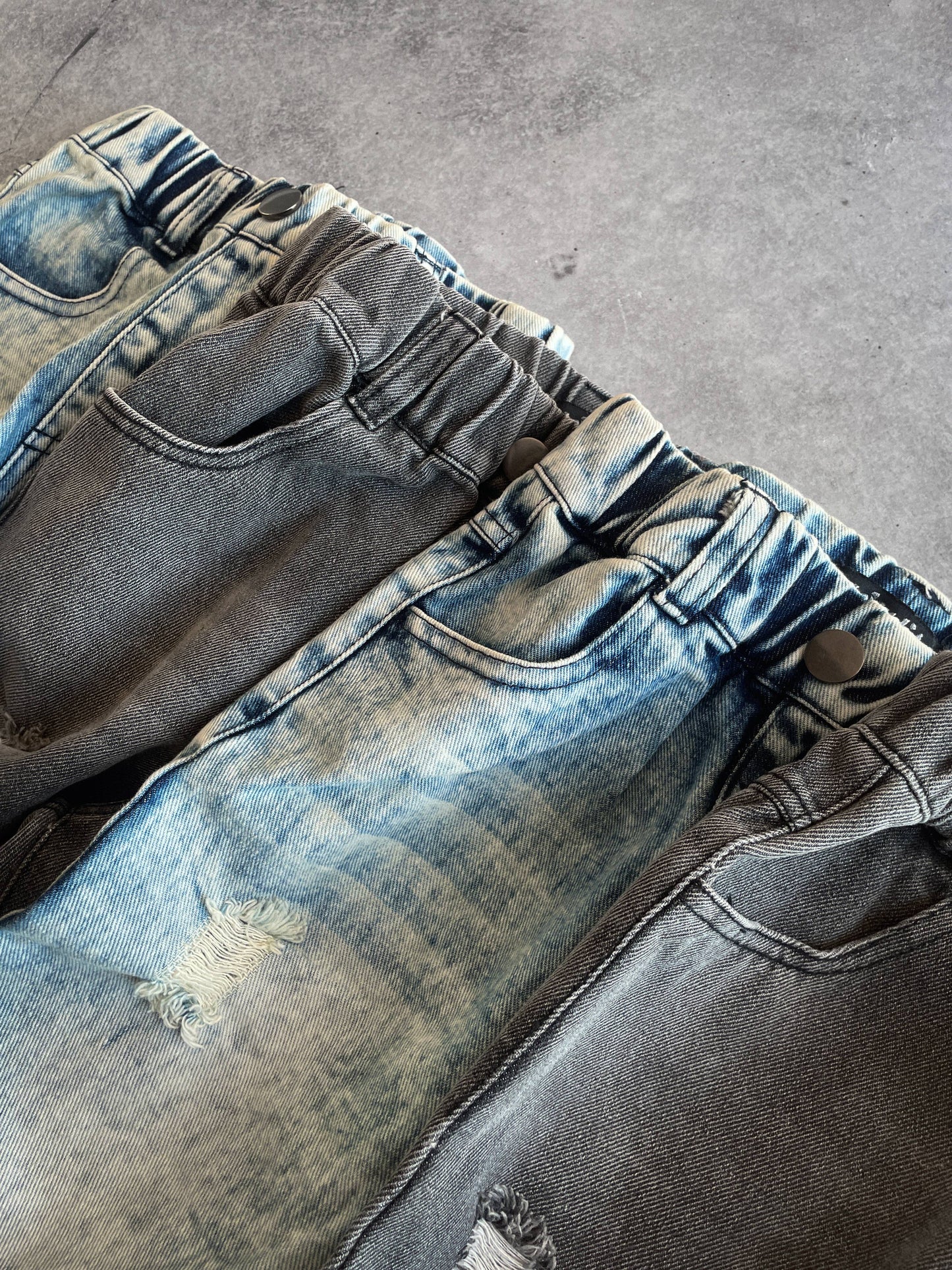 Toddler Relaxed Straight Gray Wash Denim 4/5t