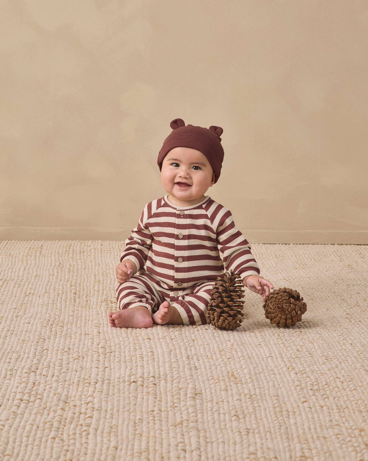 Baby Bear Beanie Black Cherry