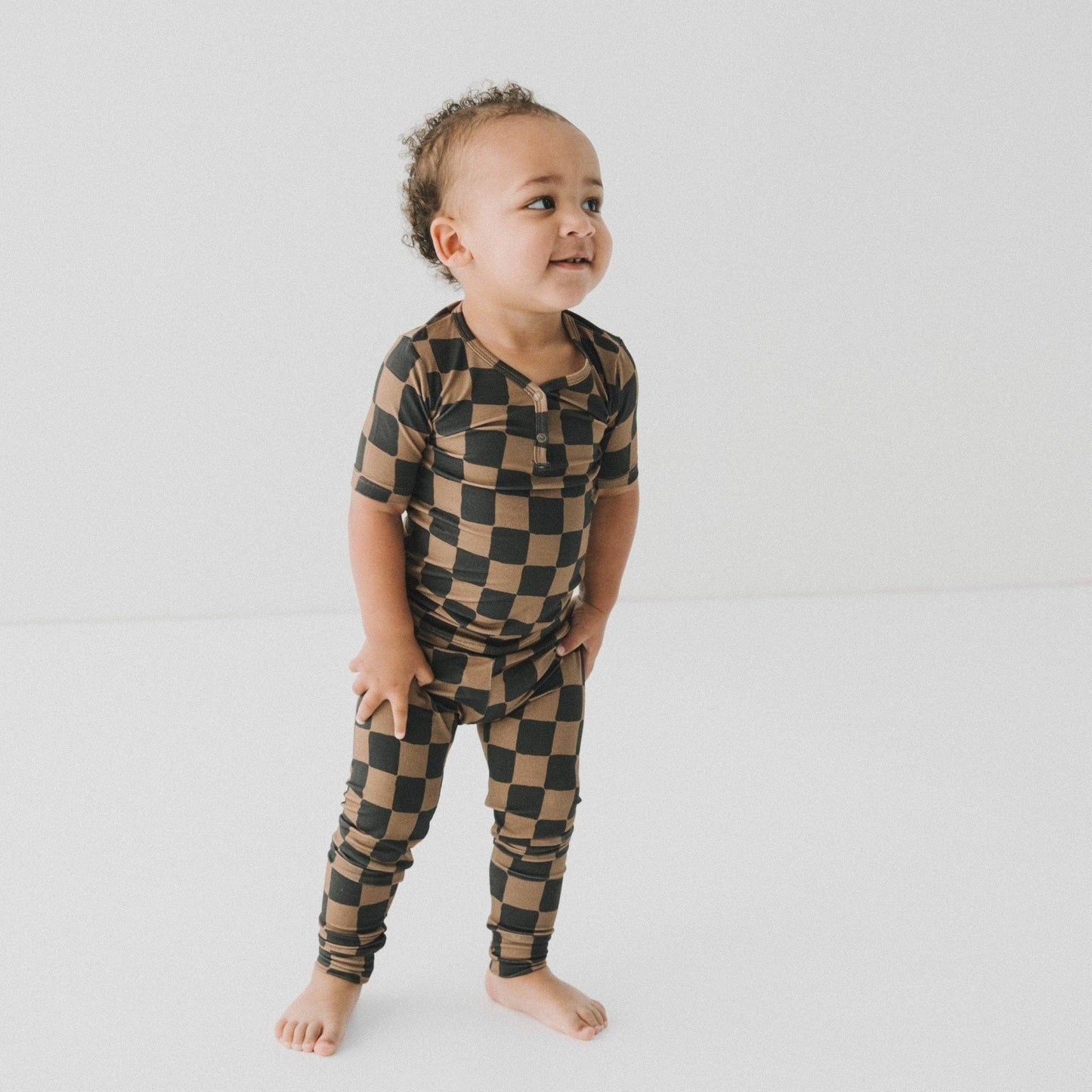 Ink & Earth Checkerboard 2pc Pajama Set