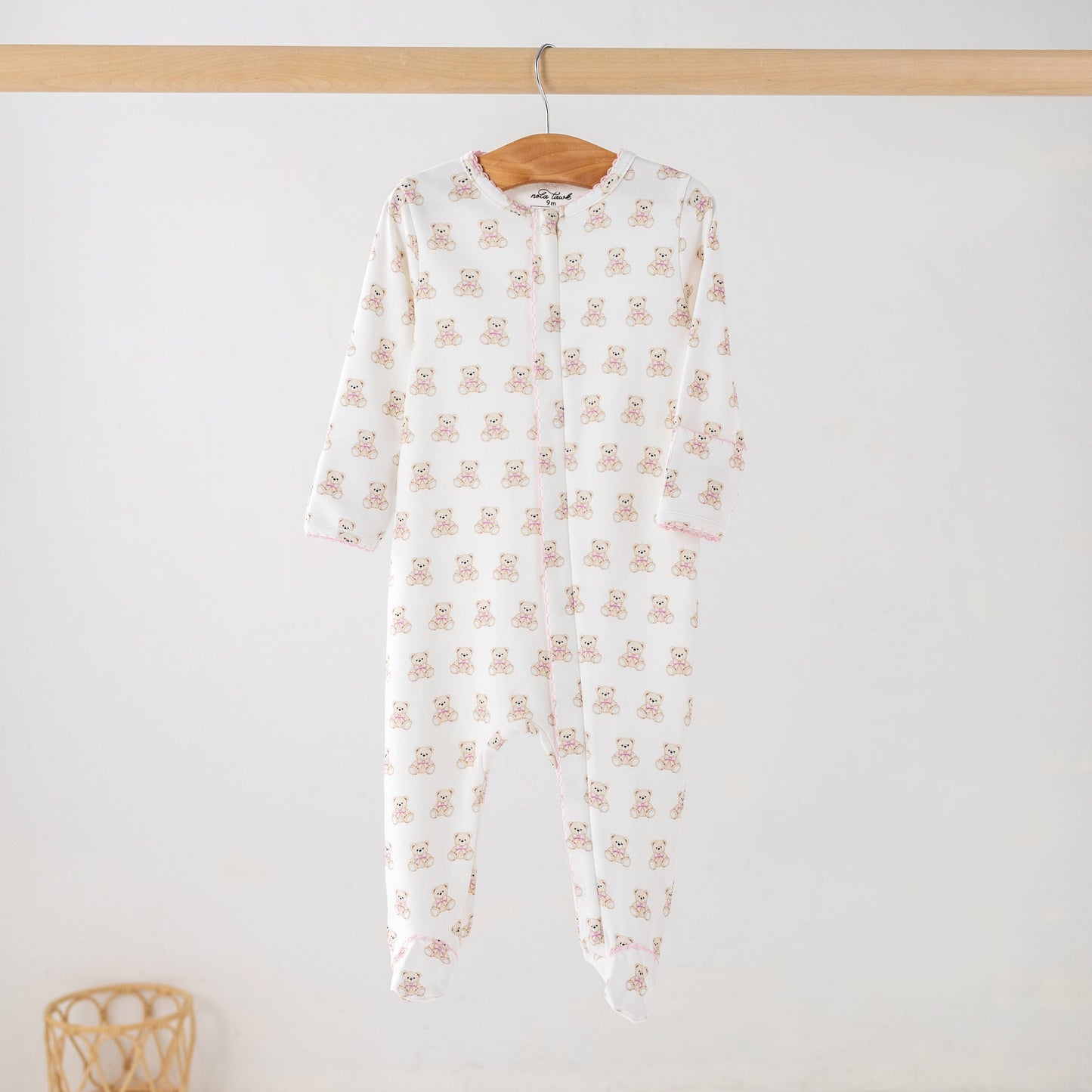 Pink Bear Hugs Organic Cotton Pajama