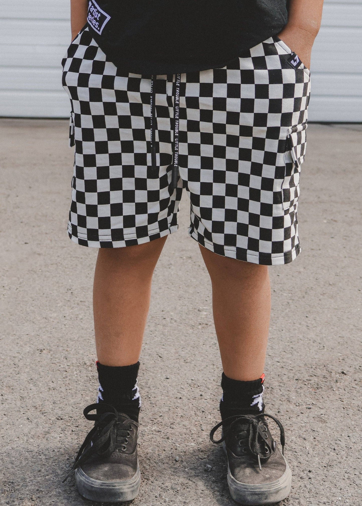 Everyday Classic Checker Cargo Shorts